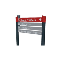mimesis bimât, signalisation verticale statique