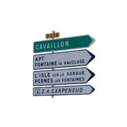 panneau directionnel tradition, signalisation verticale statique